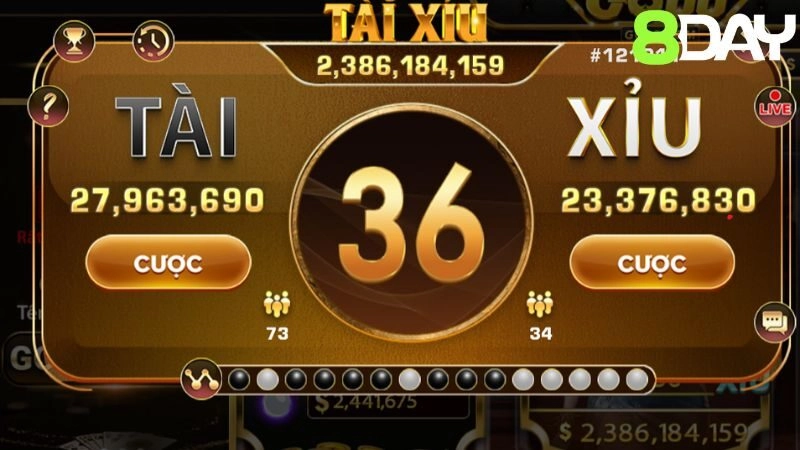 Cách chơi tài xỉu tại nhà cái 8DAY