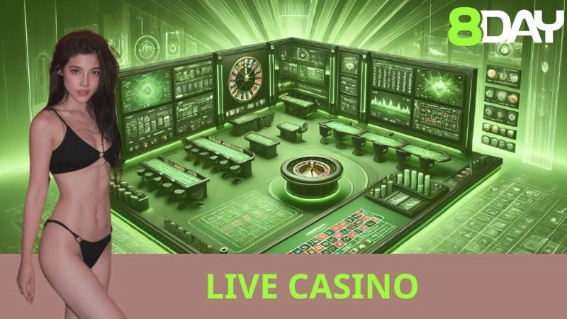 Live Casino - Top 1 Sảnh Game Hot Tại Nhà Cái 8day