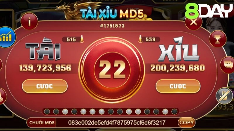 Tại sao nên chơi tài xỉu tại nhà cái 8DAY
