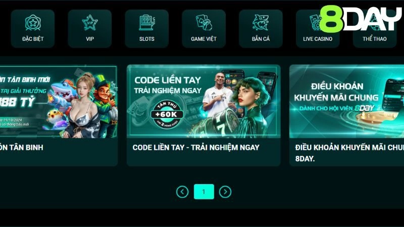 Tổng hợp các khuyến mãi 8day